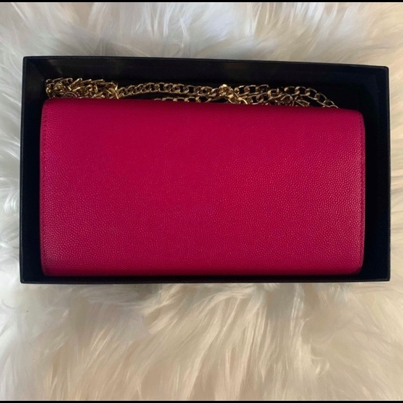 SOLD YSL Saint Laurent Wallet on a chain - Picture 8 of 13